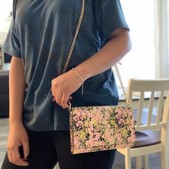 New 🌸 floral Tory Burch crossbody / wallet - Picture 7 of 8